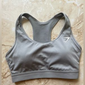 Light gray, Gymshark Sports Bra, Size: small